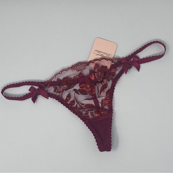 Agent Provocateur Other - Agent Provocateur Sparkle Red Thong AP2 Small NWT